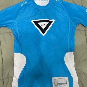 VHTS Women's Blue NEW Rash Guard